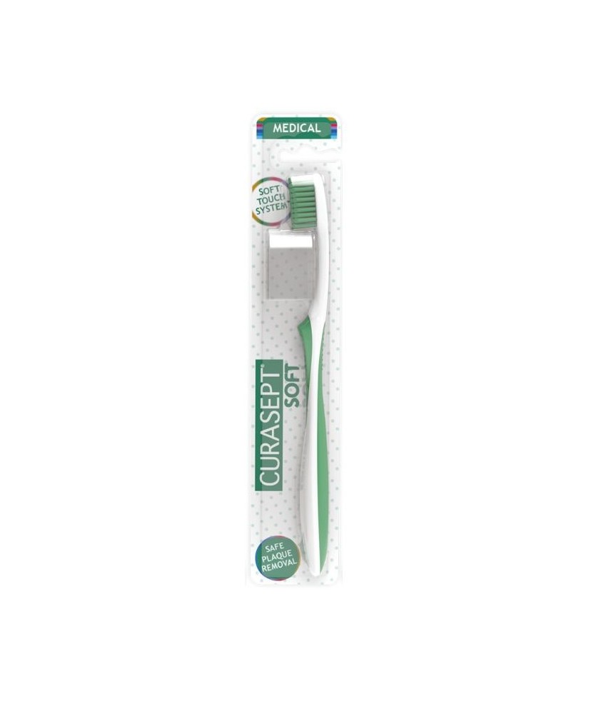 CURASEPT SPAZZOLINO SOFT MEDICAL VERDE - Abelastore.it - Igiene Orale