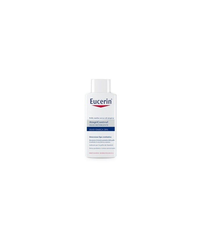 EUCERIN ATOPICONTROL OLIO DETERGENTE CORPO - PELLE MOLTO SECCA ED ATOPICA400 ML - Abelastore.it - Cosmetici e Bellezza