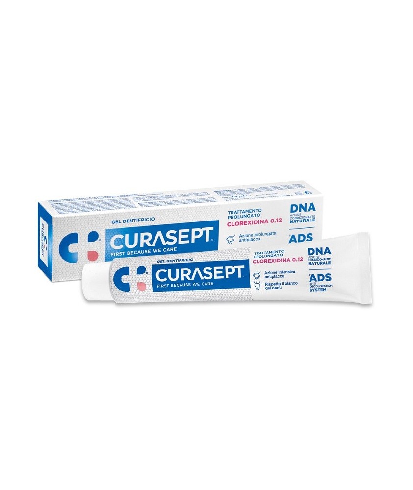 CURASEPT DENTIFRICIO CLOREXIDINA 0,12 - 75ML ADS+DNA - Abelastore.it - Igiene Orale