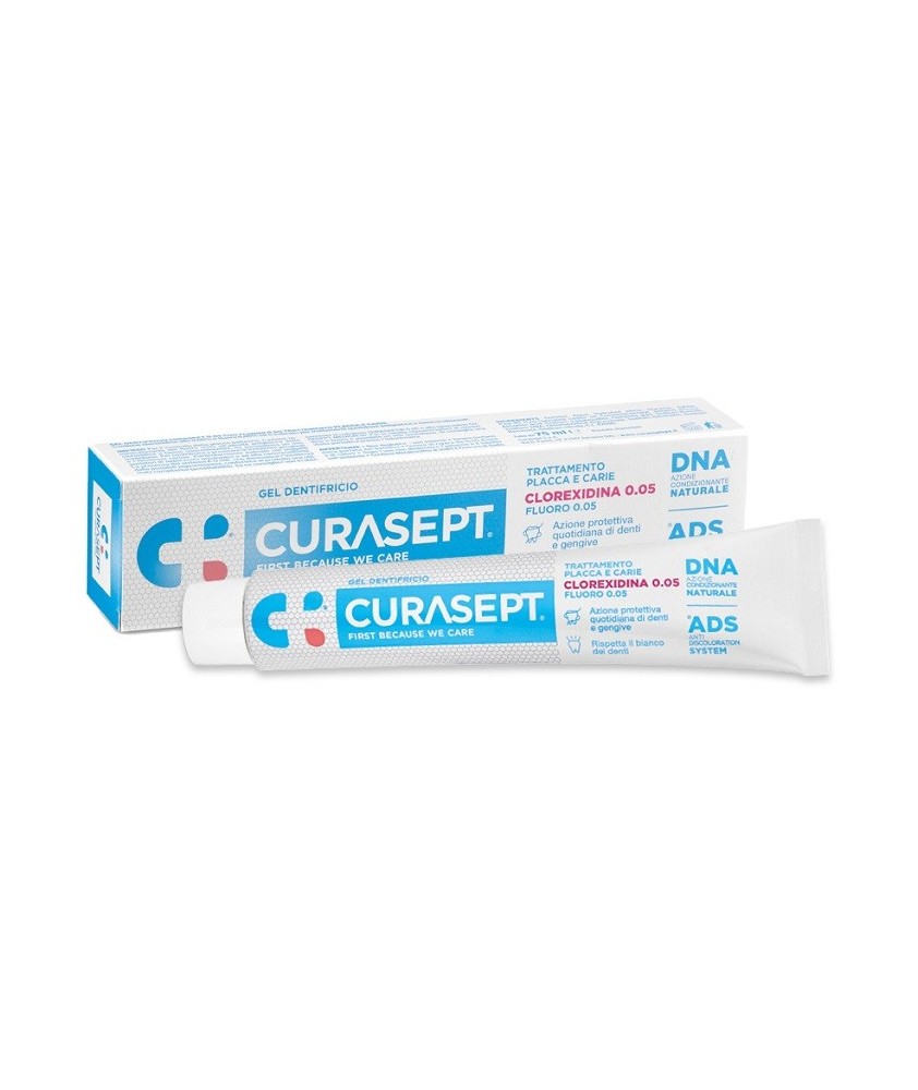 CURASEPT DENTIFRICIO 0,05 75ML ADS+DNA - Abelastore.it - Igiene Orale