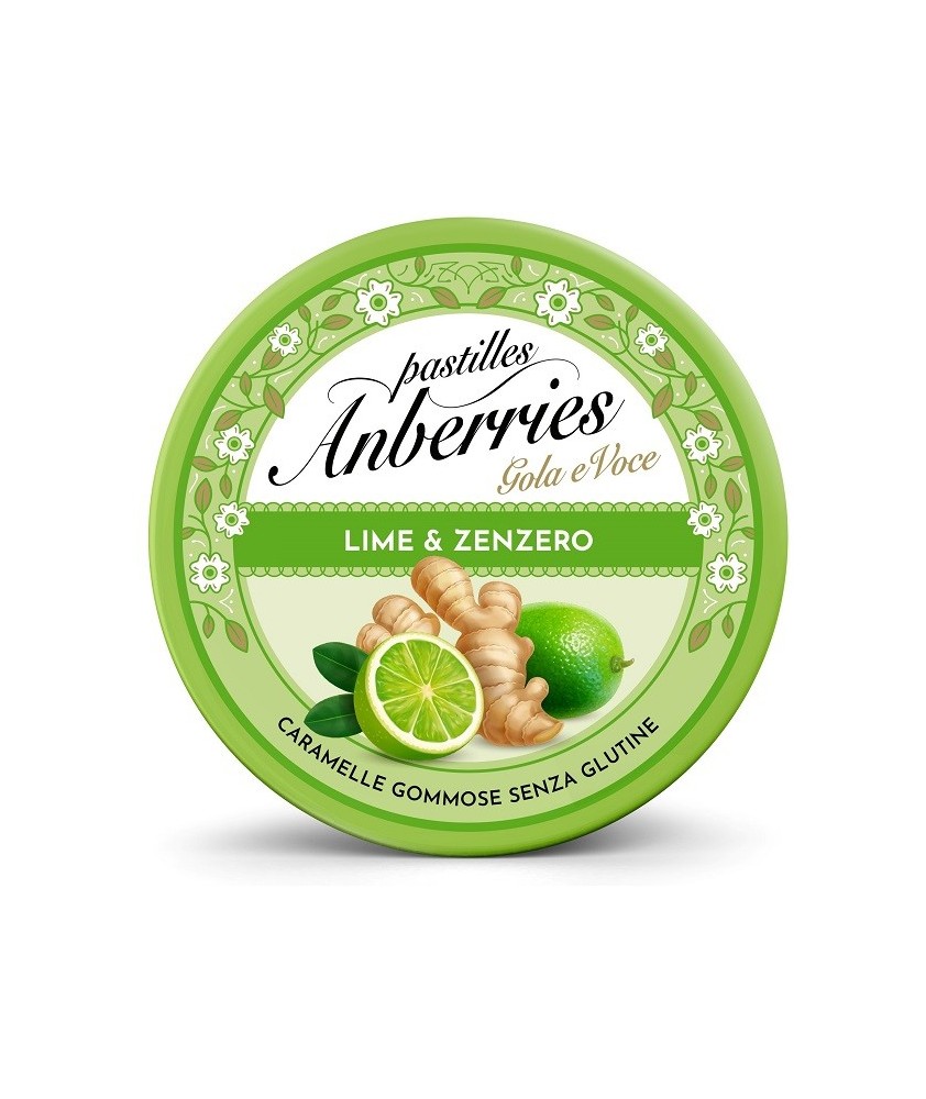 ANBERRIES LIME&ZENZERO 50G - Abelastore.it - Farmaci ed Integratori