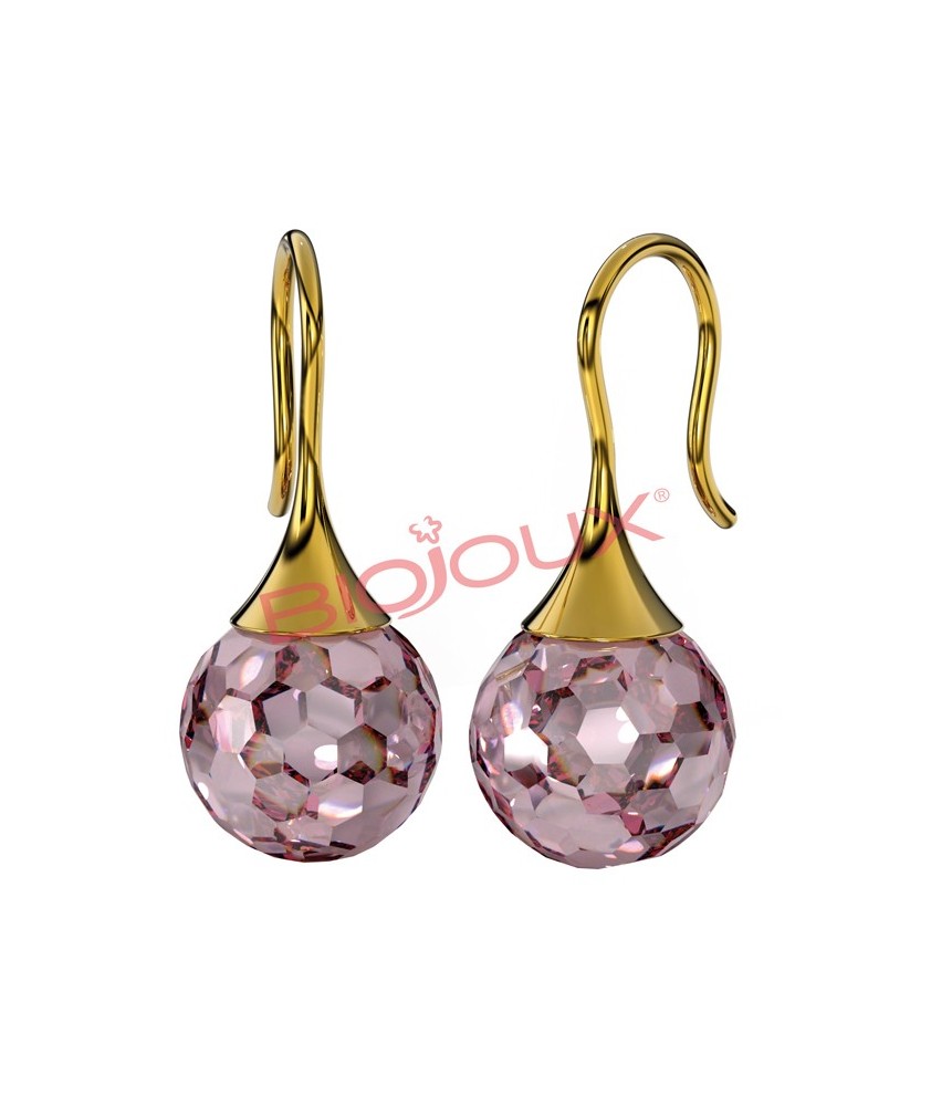 Orecchini Carmen Rosa Gold Plated - Abelastore.it - BIGIOTTERIA E GIOIELLI