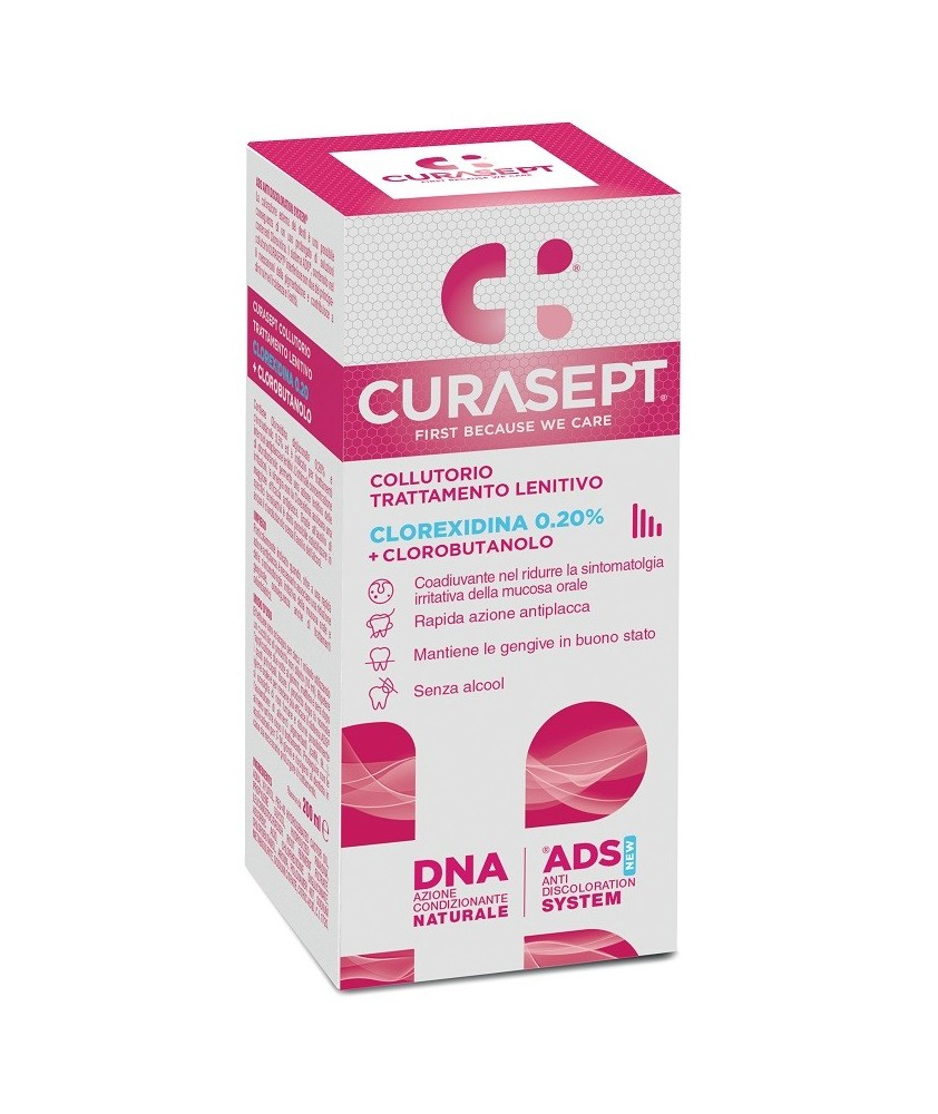 CURASEPT COLLUTORIO ADS DNA - TRATTAMENTO LENITIVO - Abelastore.it - Igiene Orale