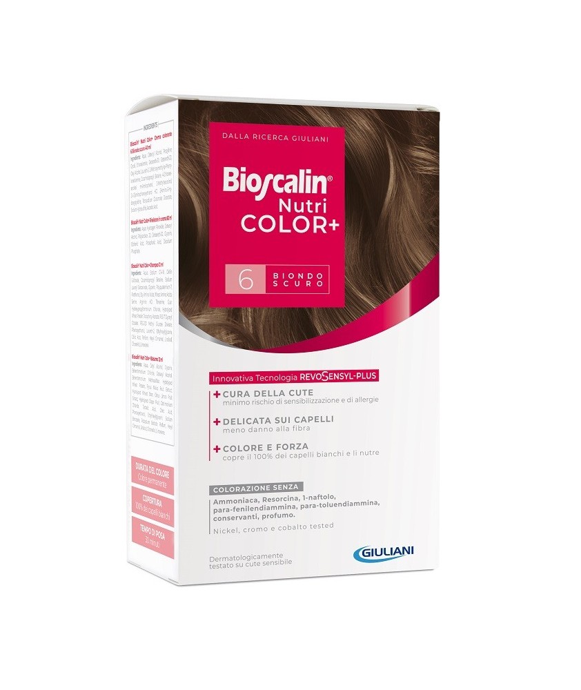 BIOSCALIN NUTRICOL PL 6 BIONDO SCURO - Abelastore.it - Capelli