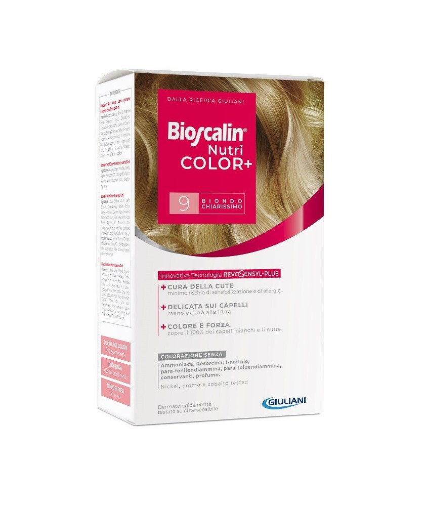 BIOSCALIN NUTRICOL PL 9 BIONDO CHIARISSIMO - Abelastore.it - Capelli