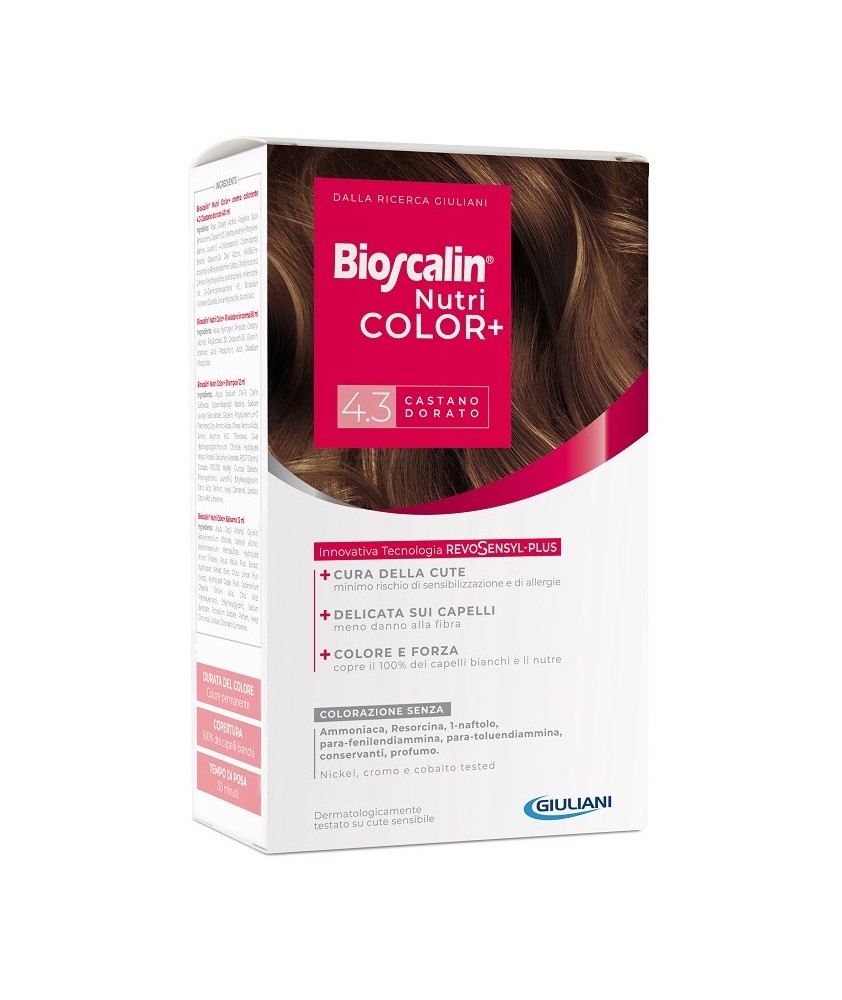 BIOSCALIN NUTRICOL PL 4,3 CASTANO DORATO - Abelastore.it - Capelli