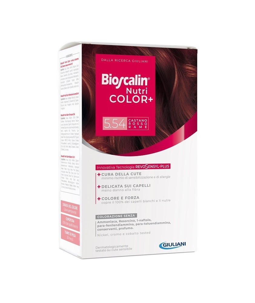 BIOSCALIN NUTRICOL PL 5,54 CASTANO ROSSO RAME - Abelastore.it - Capelli