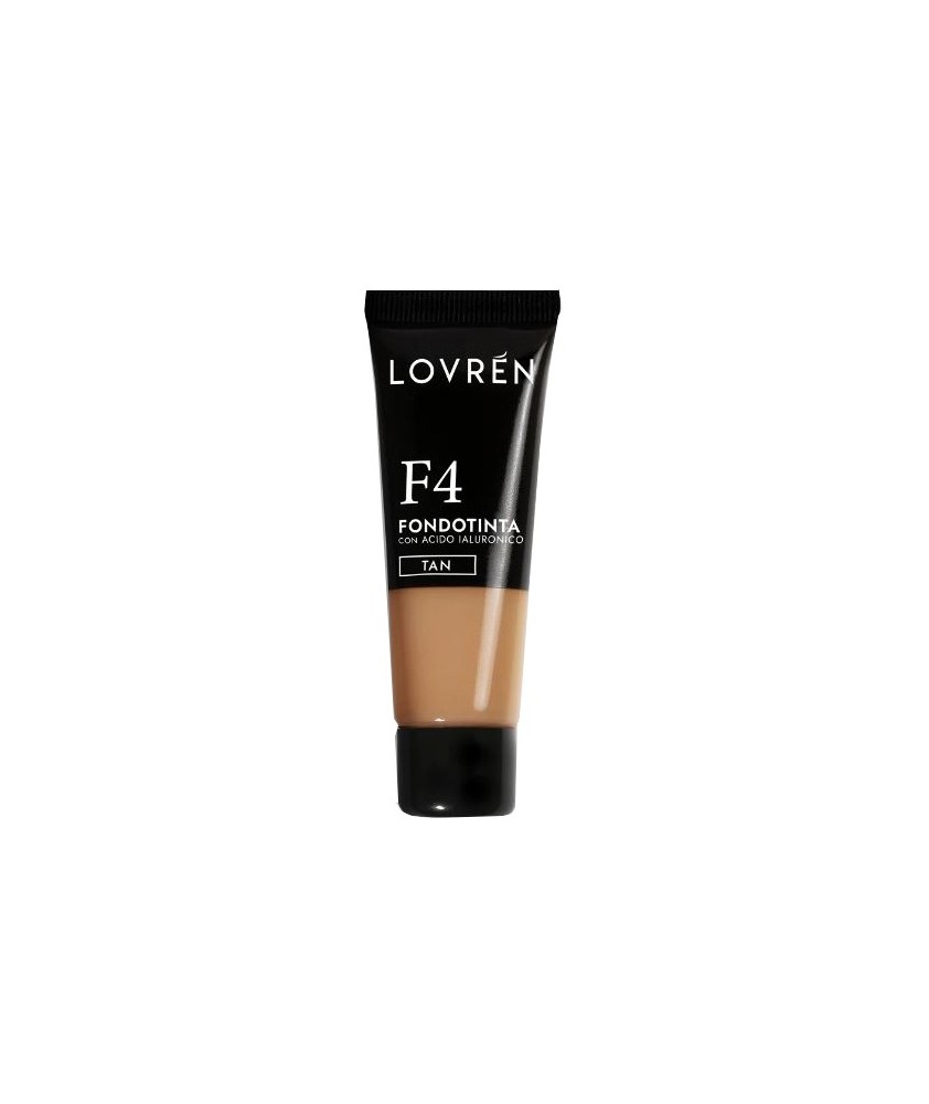 LOVREN FONDOTINTA F4 TAN CON ACIDO IALURONICO25ML - Abelastore.it - Cosmetici e Bellezza