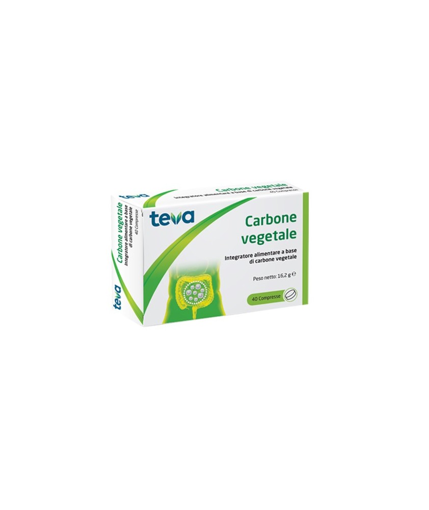 CARBONE VEGETALE 40 COMPRESSE - Abelastore.it - Farmaci ed Integratori