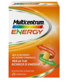 MULTICENTRUM MC ENERGY 25 COMPRESSE - Abelastore.it - Farmaci ed Integratori