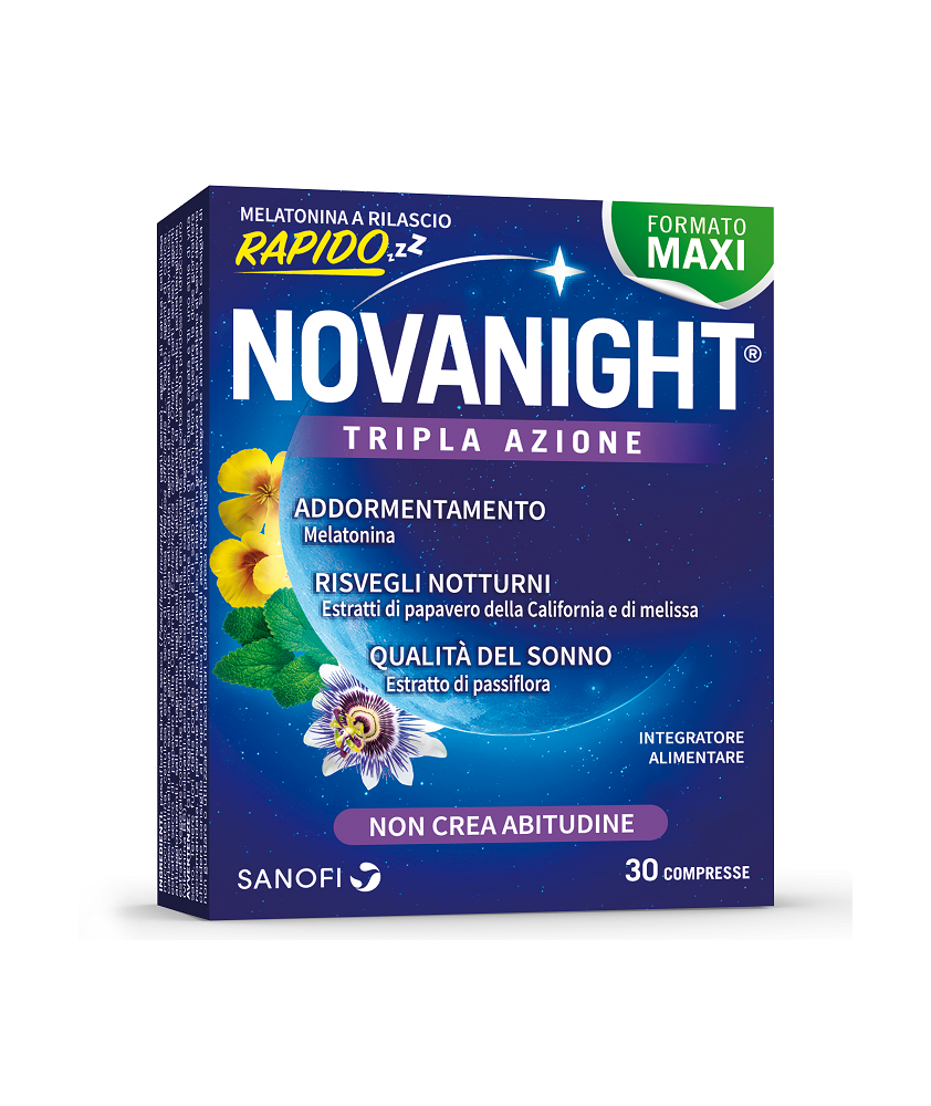 NOVANIGHT 30 COMPRESSE RILASCIO RAPIDO - Abelastore.it - Farmaci ed Integratori