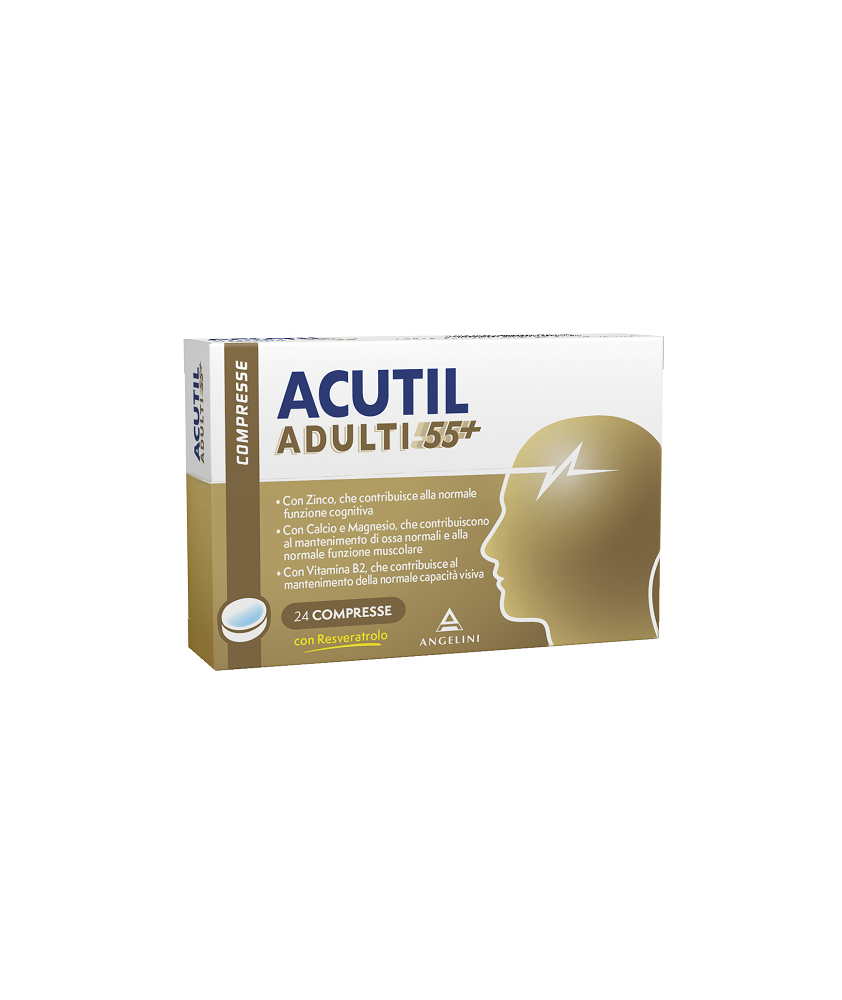 ACUTIL ADULTI 55+ 24 COMPRESSE - Abelastore.it - Farmaci ed Integratori