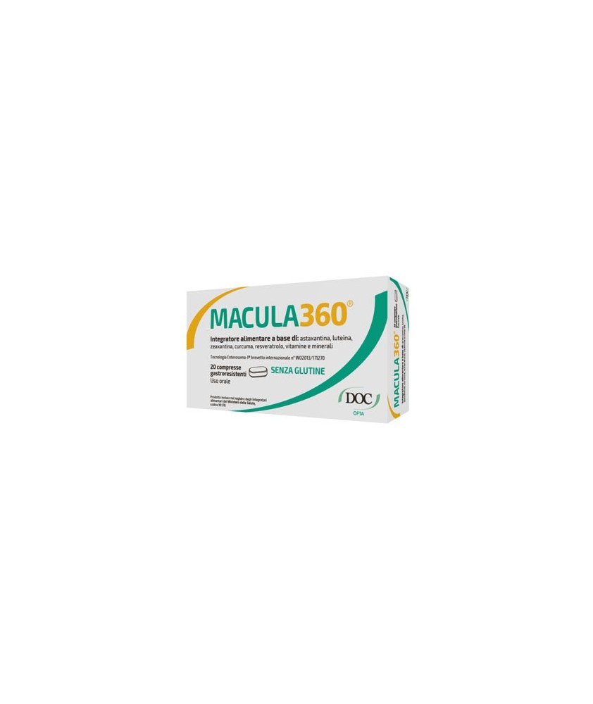 MACULA360 20CPR GASTRORESISTENTI - Abelastore.it - Farmaci ed Integratori