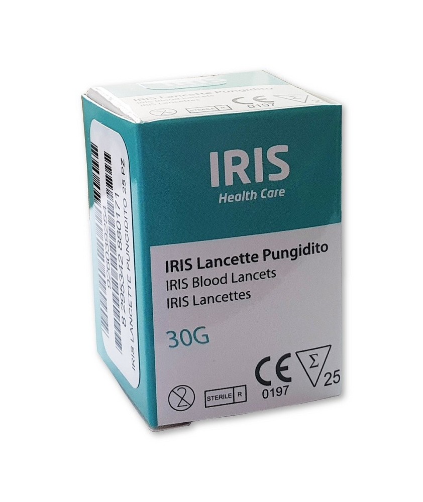 IRIS LANCETTE PUNGIDITO 25PZ - Abelastore.it - Dispositivi sanitari