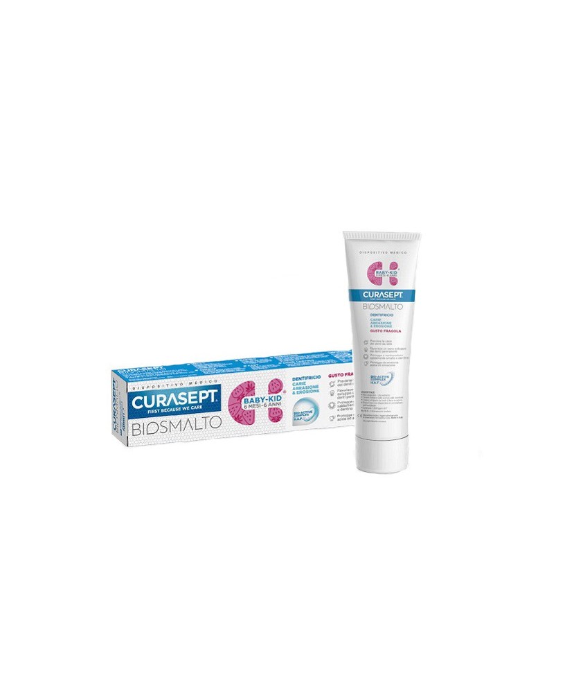 CURASEPT BIOSMALTO BAMBINI- GUSTO FRAGOLA - Abelastore.it - Dentifrici