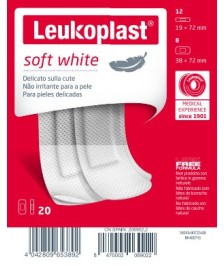 LEUKOPLAST SOFT WHITE 20 PEZZI ASSORTITI - Abelastore.it - Dispositivi sanitari