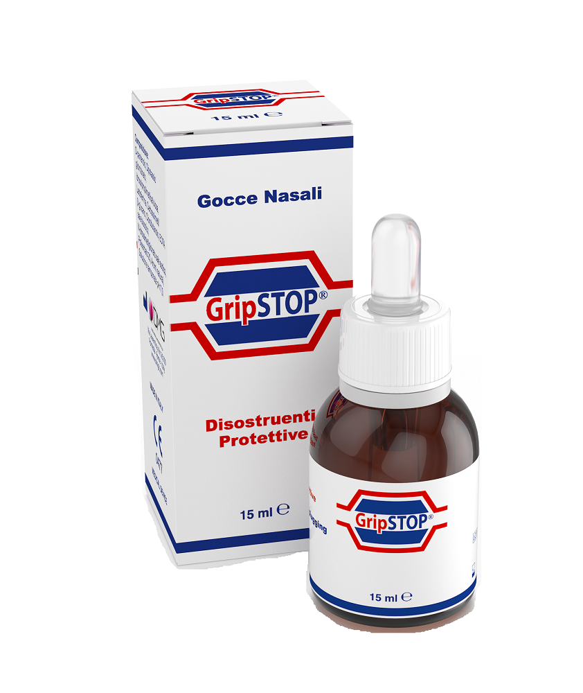 GRIP STOP GOCCE NASALI 15ML - Abelastore.it - Farmaci ed Integratori