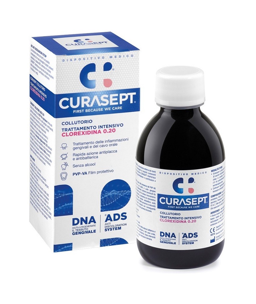 CURASEPT COLLUTORIO 0,20 200ML ADS+DNA - Abelastore.it - Igiene Orale