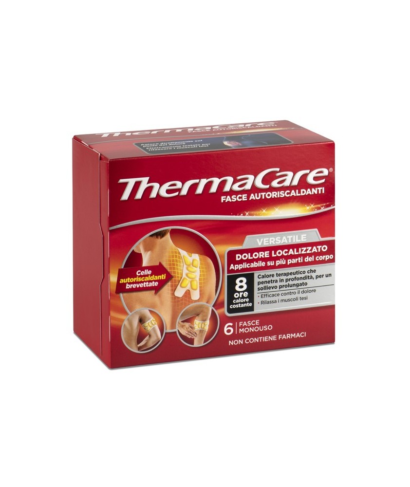 THERMACARE VERSATILE FASCIA AUTORISCALDANTE 6 PEZZI - Abelastore.it - Farmaci ed Integratori