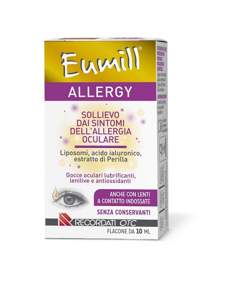 EUMILL ALLERGY GOCCE OCULARI 10ML - Abelastore.it - Farmaci ed Integratori