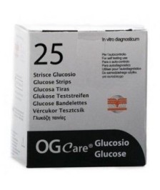 OGCARE GLICEMIA 25STR - Abelastore.it - Dispositivi sanitari